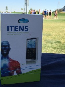 Always have an iTENS unit on-site for our athletes! Day 1 Set- Warm-up 1 - Site Acclimation - Dicks Sporting Goods Park - NCAA Rugby Championship - Denver, Colorado.JPG