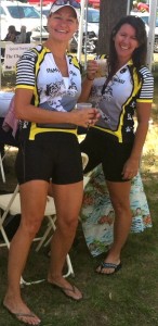 Happy clients after sports massage grabbed an adult beverage to celebrate (1)