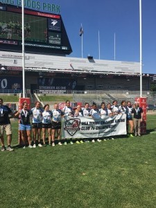 NYC Old Blue Women's Rugby Team came in 2nd place out of the 16 competitors - NCAA Rugby Championship - Dicks Sporting Goods Park - Denver, Colorado
