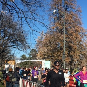 Turkey Trot Finish 8 - Wash Park - Denver, Co